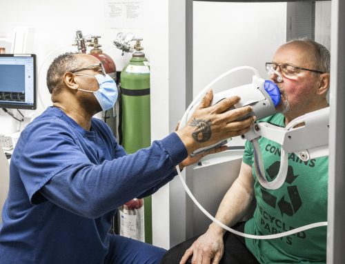 Respiratory Caregiver with Asthma Treats and Teaches Her Patients